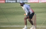 India's captain KL Rahul attends a practice session at the JSCA International Stadium in Ranchi on November 29, 2025, on the eve of the first one-day international (ODI) cricket match between India and South Africa. (Photo by DIBYANGSHU SARKAR / AFP)