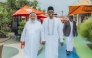 Minister of Awqaf and Islamic Affairs H E Ghanem bin Shaheen bin Ghanem Al Ghanem with President of the Supreme Council for Islamic Affairs and Mufti of the Republic of Rwanda H E Sheikh Musa Sindayigaya during his visit to Rwanda.