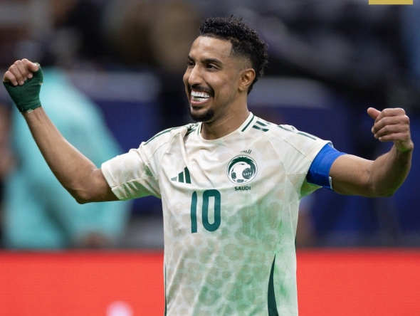 Man of the Match Salem Al Dawsari.