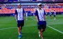 Cruz Azul players at the Ahmad Bin Ali Stadium on the eve of the match.