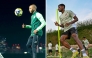 Algeria's Yacine Brahimi (left) during a training session and UAE players gear up for the quarter-final clash. 