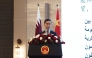 Ambassador of China to Qatar H E Cao Xiaolin addressing the event. 