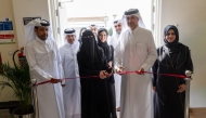 President of Kahramaa H E Eng Abdulla Bin Ali Al‑Theyab and Managing Director of PHCC Dr. Mariam Abdul Malik inaugurating the clinic. 