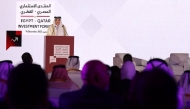 Minister of State for Foreign Trade Affairs H E Dr. Ahmed bin Mohammed Al Sayed addressing the forum.