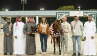 D Thariah of Al Wajba Stud won the gold medal in the Senior Mares Championship class.