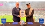 IFA President Gianni Infantino and QSL and QFA President Jassim bin Rashid Al Buenain  signed the agreement.