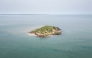  An aerial view of an island on the Bijagos Archipelago on Decemer 1, 2025. (Photo by Patrick Meinhardt / AFP)