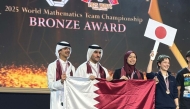 Members of the Qatari team during the championship in Thailand.