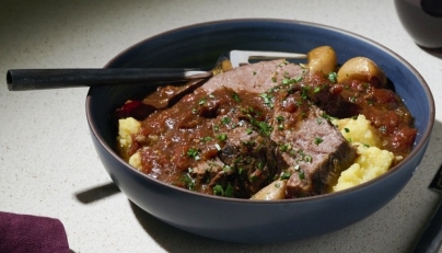 Slow Cooker Braised Beef. Photo by Marvin Joseph/The Washington Post