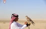 A falconer with his falcon.