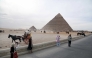 For representational purposes only. This photo taken on Jan. 1, 2026 shows tourists visiting the Pyramids of Giza in Egypt. (Xinhua/Ahmed Gomaa)
