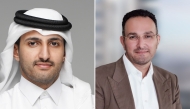 Invest Qatar CEO Sheikh Ali Alwaleed Al-Thani (left) and VoPay CEO and Founder Hamed Arbabi.
