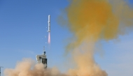 A Long March-2C carrier rocket carrying an Algerian remote-sensing satellite blasts off from the Jiuquan Satellite Launch Center in northwest China, Jan. 15, 2026. (Photo by Wang Jiangbo/Xinhua)
 