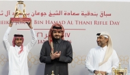 H E Sheikh Joaan bin Hamad Al Thani honoured the top riders of the Al Sabiq Championship. Mohammed Kamaan Saeed Al Hajri, aboard Malzoom, won the title.