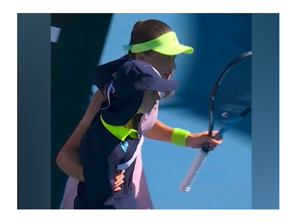 Screen grab of a video of shared by tntsports on X