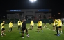 Al Gharafa players gear up for the Qatar-UAE Super Cup clash against Sharjah.