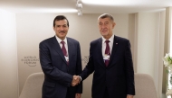 HE Ahmed bin Mohammed Al Sayed with Prime Minister of the Czech Republic HE Andrej Babis