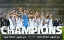 Akram Afif lifts the Super Shield as Al Sadd's players and officials celebrate their triumph.