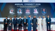 Ambassador of India to Qatar, H E Vipul with other officials at the Annual Connect 2026.