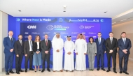 Media City Qatar and CNN officials during the event.