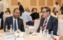 British Ambassador to Qatar, H E Neerav Patel with BCCQ Chairman, Emad Turkman MBE during the event.