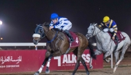 Jockey Szczepan Mazur and Waajidd on their way to Wadi Al Sail Cup win. PICS: JUHAIM/QREC