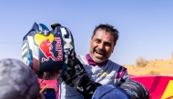 Nasser Saleh Al Attiyah celebrates.