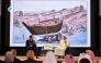 H E Sheikh Dr. Abdulla bin Ali Al-Thani speaking during the event at VCUarts Qatar. Pic: Salim Matramkot/The Peninsula
