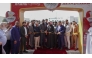 Marza Group Sponsor Abdul Rahman Mohamed Abdul Azeez Hazavi, Managing Director Jafar Kandoth, Group General Manager Haris Kader, representatives from KBF, and other officials during the inauguration of renovated Ain Khaled outlet.