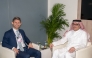 Minister of Communications and Information Technology, H E Mohammed bin Ali bin Mohammed Al Mannai with Managing Director – Global, Scale AI, Trevor Thompson during the meeting.