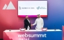 Chief Research Officer at Sidra Medicine Prof. Khalid Fakhro (right) and Partner and Head of Builders VC MENA Tarik Sultan during the MoU signing event at Web Summit Qatar 2026. 