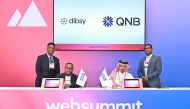 Senior Executive Vice President of Group Retail Banking at QNB Adel Ali Al-Malki and Chief Executive Officer of Dibsy Loyan Farah during the signing ceremony.
