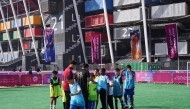 The National Sport Day events were held at Stadium 974. 
