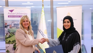 Officials from the two entities during agreement signing.