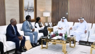 Qatar Chamber and Tanzanian officials during the meeting.