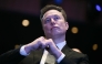 (Files) Elon Musk looks on at the John F. Kennedy Center for the Performing Arts in Washington, DC on November 19, 2025. (Photo by Brendan Smialowski / AFP)