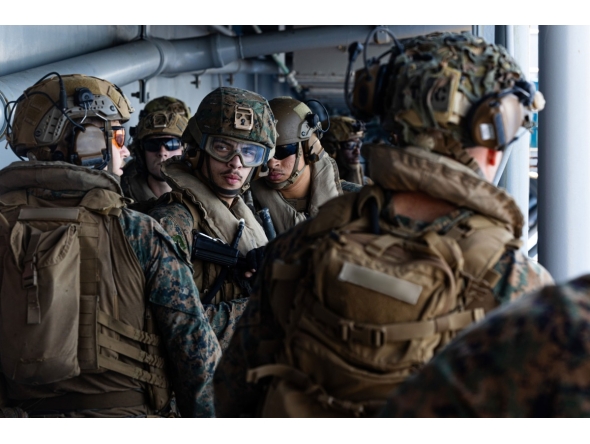 Marines and soldiers arriving. Picture: X / Centcom 