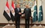 This handout photograph taken and released by Pakistan's Ministry of Foreign Affairs on March 29, 2026 shows Pakistan's Foreign Minister Ishaq Dar (R) shaking hand with his Egyptian counterpart Badr Abdelatty at Foreign Ministry office in Islamabad. (Photo by Handout / Pakistan's Ministry of Foreign Affairs / AFP) 