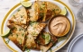 Salmon, Kimchi and Corn Quesadillas. Scott Suchman/ The Washington Post; food styling by Lisa Cherkasky