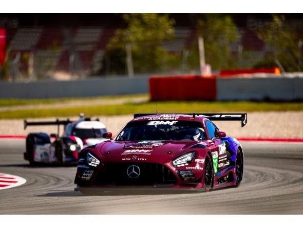 Team Qatar GT Abdulla Al Khelaifi drives the Mercedes-AMG LMGT3 during the qualifying session. 