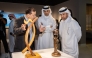 Director General of Cultural Village (Katara) Professor Dr. Khalid bin Ibrahim Al-Sulaiti with officials during the inauguration of the exhibition.