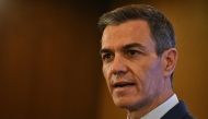 File photo: Spain's Prime Minister Pedro Sanchez speaks during a press conference in Beijing