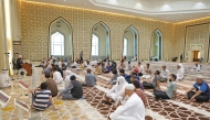 Attendees during a da’wah lesson at one of the mosques.