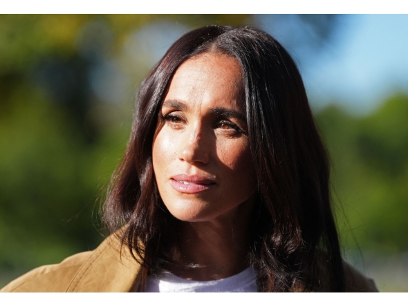 Meghan, the Duchess of Sussex, takes part in the Scar Tree Walk in Melbourne on April 16, 2026. (Photo by Jonathan Brady / POOL / AFP)