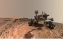 (Files) This NASA photo released June 7, 2018, shows a low-angle self-portrait of NASA's Curiosity Mars rover vehicle at the site from which it reached down to drill into a rock target called 