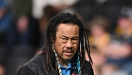 RUGBY-SUPER-HIGHLANDERS-MOANA
Moana Pasifika's coach Tana Umaga is seen on th epitch prior to the start of the Super Rugby Pacific match between the Highlanders and Moana Pasifika at One New Zealand Stadium in Christchurch on April 26, 2026. 
(Photo by Sanka VIDANAGAMA / AFP)