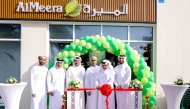almeera officials during opening of a new store at Al Mouj Muscat.