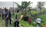 This handout picture taken and released on May 1, 2026 by the Grobogan Police Traffic Unit shows a vehicle struck by a passenger train, killing at least four people as it attempted to cross an unguarded railway crossing in Grobogan, Central Java. Photo by Handout / GROBOGAN POLICE TRAFFIC UNIT / AFP