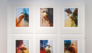 Artworks on display at the exhibition.