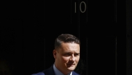 Britain's Health Secretary Wes Streeting leaves Number 10 Downing Street after attending a cabinet meeting in central London on May 12, 2026. Photo by BROOK MITCHELL / AFP